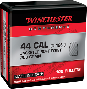 Winchester Ammu 133860 Winchester Ammo  Centerfire Handgun Reloading 44 Mag .430 200 gr Soft Point (SP)