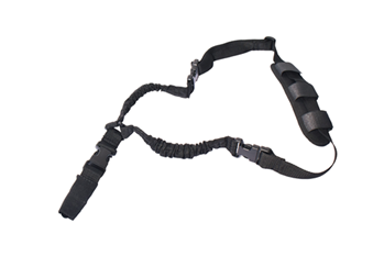 133879 Rukx Gear ATICT1PSB Tactical Single Point Sling 1.25" Wide Adjustable Bungee mad