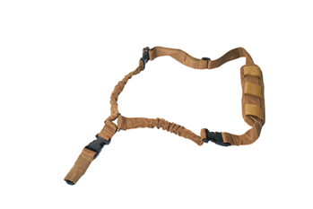133880 Rukx Gear ATICT1PST Tactical Bungee Sling Single Point Sling Tan