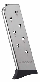 Mecgar 133944 Mec-Gar MGBT3808N OEM  Nickel Detachable with Finger Rest 8rd 380 ACP for Bersa