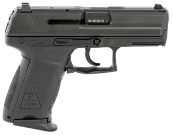 Heckler & Koch  HK 81000039 P2000 V2 LEM 9mm Luger 3.66" 10+1 (2) Black Black Steel Slide Black