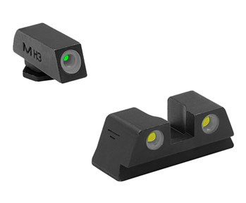134475 Meprolight USA 102203201 Mepro Tru-Dot Fixed Sights Self-Illuminated Green Triti
