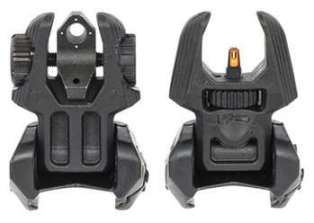 134603 Meprolight USA 403240 Mepro FUBS Self-Illuminated Sights Flip Up Green Tritium w