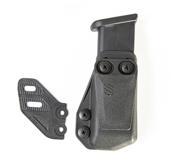 134615 Blackhawk 416A03BK Stache Magazine Holster Single Stack Black Polymer IWB Ambide