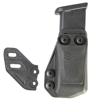 134616 Blackhawk 416A02BK Stache Magazine Holster Black Polymer 1.50" Belt Clip Mount
