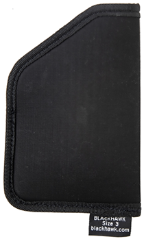 134648 Blackhawk 40TP03BK TecGrip Pocket 03 Black Laminate Pocket Ambidextrous Hand