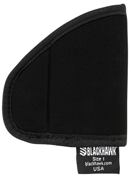 134652 Blackhawk 40MP01BK TecGrip Magazine Holster 01 Black Laminate ISP/IWB Ambidextro