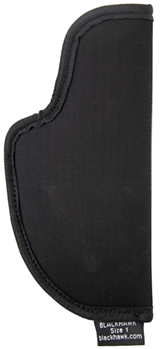 134660 Blackhawk 40IP01BK TecGrip Inside-The-Waistband 01 Black Laminate IWB Ambidextro