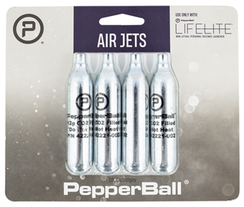 Uts/pepperball 134683 PepperBall 385-01-0000 Lifelight CO2 Cylinder 12 gram 4 Per Pkg