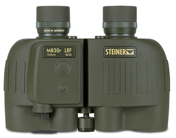 134709 Steiner 2681 M830r LRF 1535nm 8x30mm Floating Prism Green Rubber Armor Makrolon