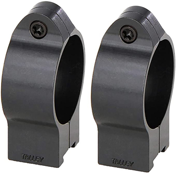 Talley Manufact 134837 Talley 30CZRH Scope Rings  11mm Dovetail CZ 452 Euro/455 30mm High Black