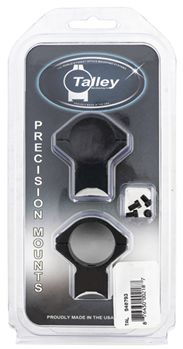 Talley Manufact 134887 Talley 940793 Scope Rings  Savage 93R17 1" Medium Black