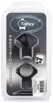 Talley Manufact 134888 Talley 950793 Scope Rings  Savage 93R17 1" High Black