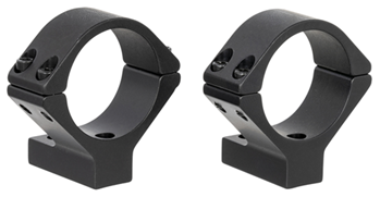 Talley Manufact 134892 Talley 730759 Scope Ring Set  For Rifle Tikka T1/T1X Low 30mm Tube Black Anodize