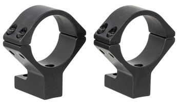 Talley Manufact 134894 Talley 750759 Scope Ring Set  For Rifle Tikka T1/T1X High 30mm Tube Black Anodiz
