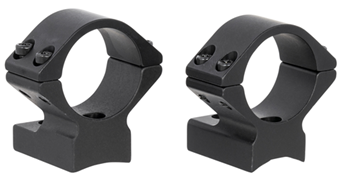 Talley Manufact 134904 Talley 930765 Scope Ring Set  For Rifle Winchester XPR Low 1" Tube Black Anodize