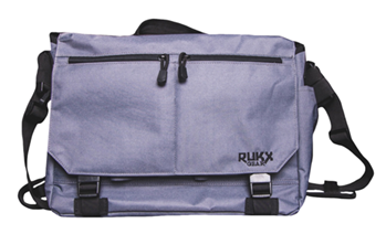 134921 Rukx Gear ATICTBBS Discrete Carry Business Bag Smoke Gray with Hidden Pistol Com