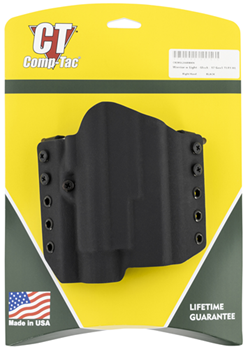 Comp-tac Victor 134922 Comp-Tac C828GL266RBKN Warrior  Black Kydex OWB Glock 17 Gen 5 w/TLR-1 (light be