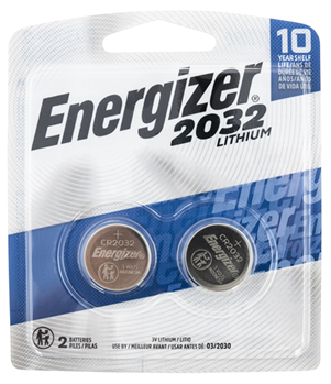Rayovac (energi 135695 Energizer 2032BP-2 CR2032  3 volts Lithium 235 mAh 2pk