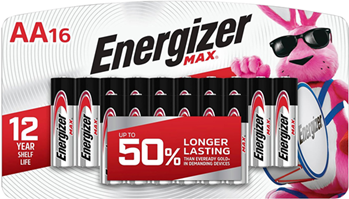 Rayovac (energi 135698 Energizer E91LP-16 AA Max 1.5 volts Alkaline