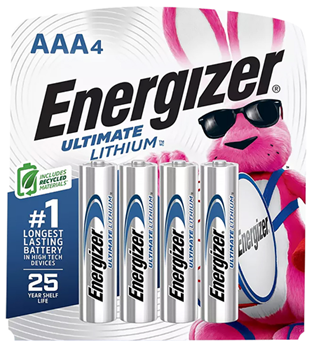 Rayovac (energi 135705 Energizer L92BBP-4.H3 AAA Ultimate Lithium 1.5 volts Lithium