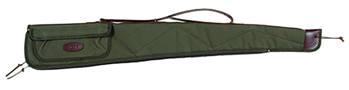 Boyt Harness Co 135896 Boyt Harness 0GCWC5011 Signature Shotgun Case made of Waxed Canvas with OD Green