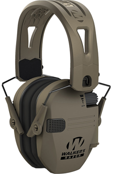Gsm Outdoors 136283 Walker's GWP-RSEMRH-MFDE Razor Slim Electronic Muff 23 dB Over the Head Polymer