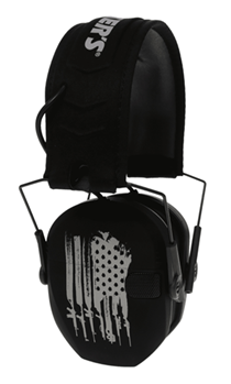 Gsm Outdoors 136290 Walker's WP-RSEMFS-FLG Razor Freedom Muff 23 dB Over the Head Polymer Black Ear