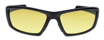 Gsm Outdoors 136313 Walker's GWPIKNFF4AMB Ballistic Eyewear IKON Vector Amber Lens with Matte Black