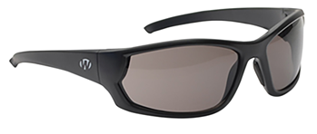 Gsm Outdoors 136315 Walker's GWPIKNFF4SMK Ballistic Eyewear IKON Vector Smoke Gray Lens with Matte B