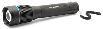Gsm Outdoors 136342 Cyclops CYC-FLB2000 Brontes 2K  Black Anodized Aluminum White Cree LED 2000 Lume