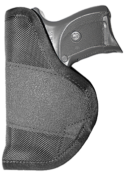 Gsm Outdoors 136375 Crossfire Shooting Gear CRF-GRPSA1M-1 The Grip Holster 01 Black Rubber Grip Fabr