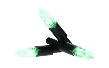 Gsm Outdoors 136397 NAP NAP-ILLNX-GR-3PK Thunderglo Illuminated Nock Crossbow Green Half Moon