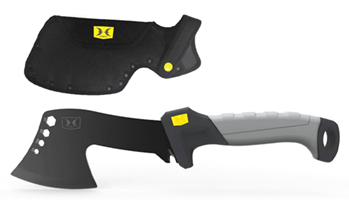 Gsm Outdoors 136432 Hawk HWK-HATCH Hatchet  2.50" Blade Axe Stainless Steel Blade Black/Gray GRN w/R