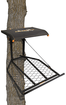 Gsm Outdoors 136445 Muddy MUD-MFP1200 Boss XL Hang-On Stand Black Flex-Tek/Steel 25" W x 34" D