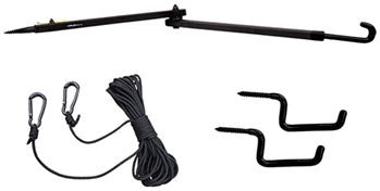 Gsm Outdoors 136458 Muddy MUD-MA9045 Complete Stand Kit  Black