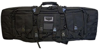 136462 Birchwood Casey RBG36 Single Gun Case  36" Black 600D Polyester with Padded Stra