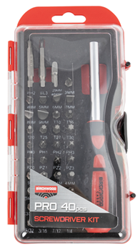 136466 Birchwood Casey PROSDS Pro Screwdriver Set  40 Pieces