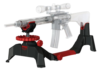 136477 Birchwood Casey ASR Alpha Shooting Rest mad of Black Steel with Red Accents, Non