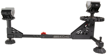 136479 Birchwood Casey ESR Echo Shooting Rest made Black Steel with Red Accents, Non-Sl