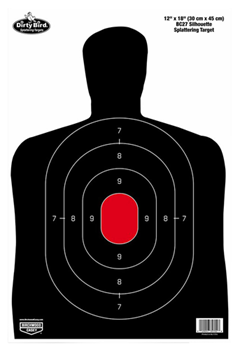 136563 Birchwood Casey 35709 Dirty Bird Silhouette Target Silhouette Tagboard Target 12