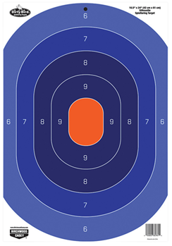 136565 Birchwood Casey 35763 Dirty Bird Silhouette Oval Silhouette Tagboard Target 16.5