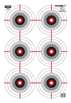 136574 Birchwood Casey 37063 EZE-Scorer Bull's-Eye Bullseye Paper Target 12" x 18" 100