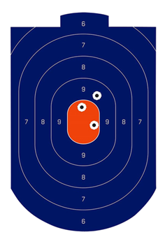 136599 Birchwood Casey 35714 Dirty Bird Silhouette Target Silhouette Tagboard Target 12