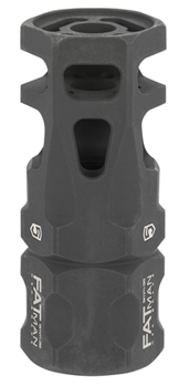 136606 Phase 5 Weapon Systems FATMAN-9MM FATman Hex Brake Black Parkerized Steel with 1