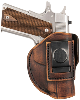 1791 Gun Leathr 136650 1791 Gunleather 4WH1VTGR 4-Way Concealment Holster Size 01 IWB/OWB Style made of