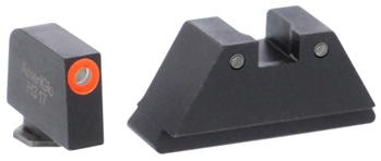 Ameriglo 136711 AmeriGlo GL452 Tall Suppressor Height Sight XL Spartan Operator Tritium Green wi