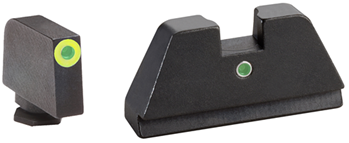 Ameriglo 136718 AmeriGlo GL391 Tall Suppressor Height Sight XL i-Dot Tritium Green with LimeLumi
