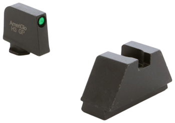 Ameriglo 136723 AmeriGlo GL810 Tall Suppressor Height Sight 2XL Tritium Green with Black Outline