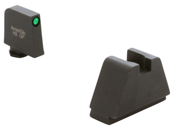 Ameriglo 136732 AmeriGlo GL812 Tall Suppressor Height Sight 5XL Tritium Green with Black Outline